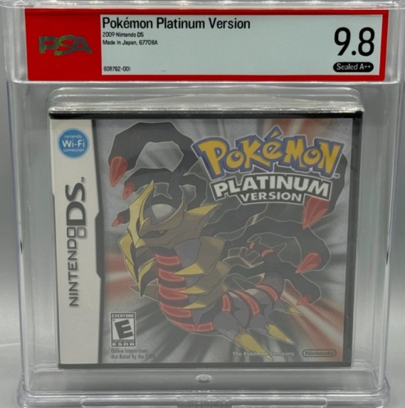 Pokemon Platinum Version Nintendo DS First Print Sealed New PSA 9.8 A++